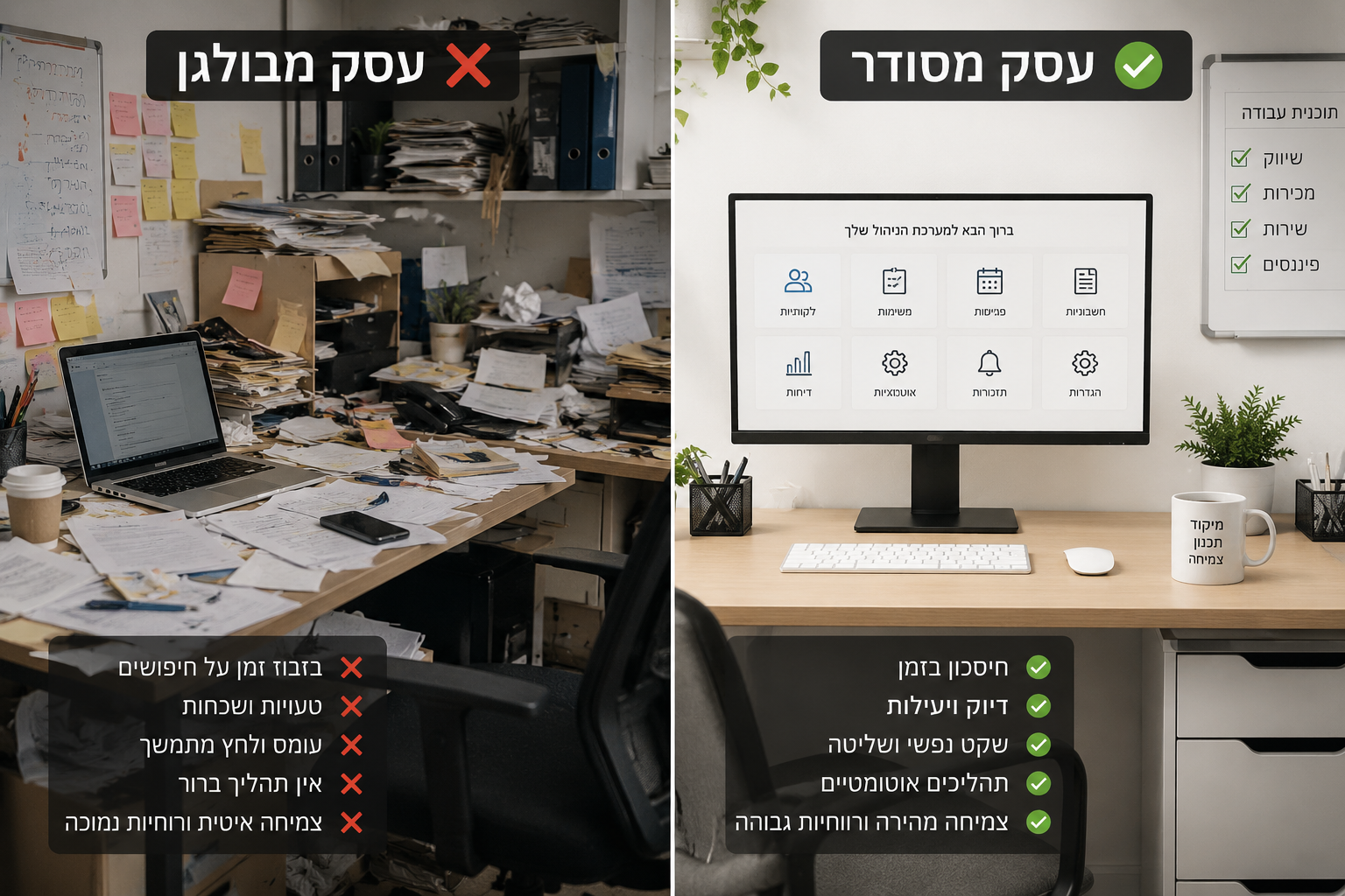עסק מסודר עם מערכת Smart Business